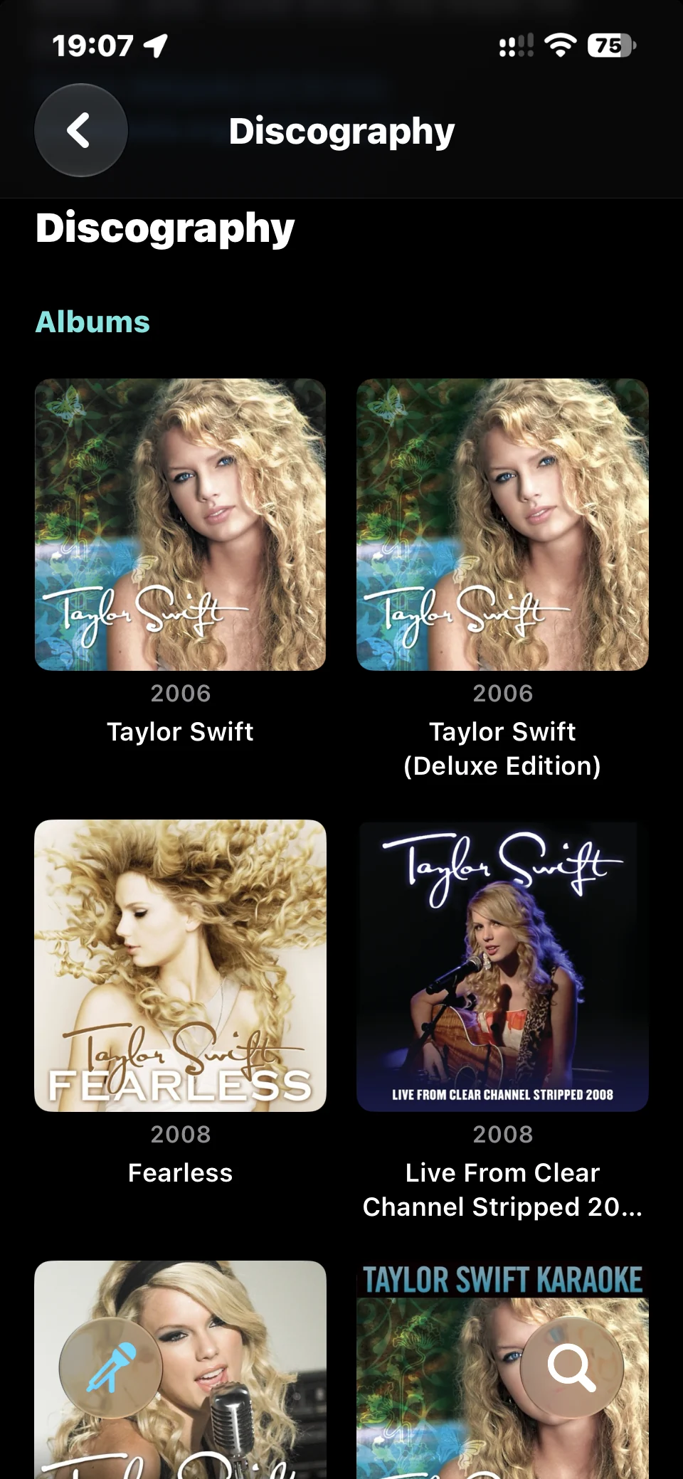 GrooveTag Go discography with album covers and release year